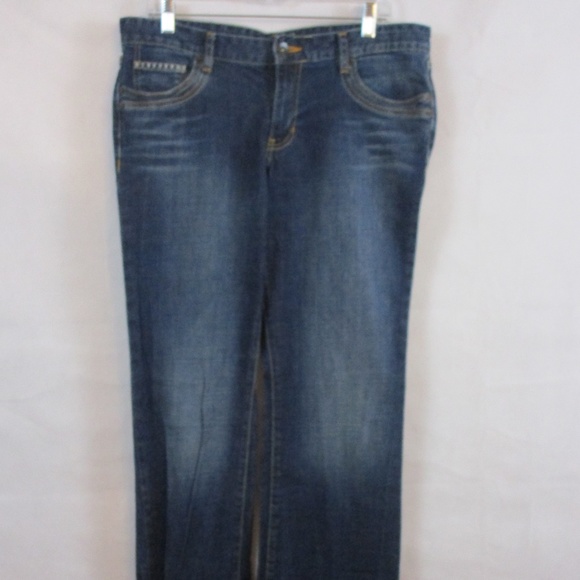 Calvin Klein Denim - Calvin Klein Womens slim flare Jeans flap pockets